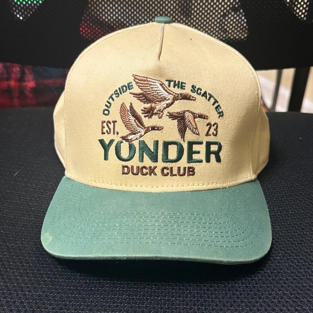 Duck Club Tan and Green Hat